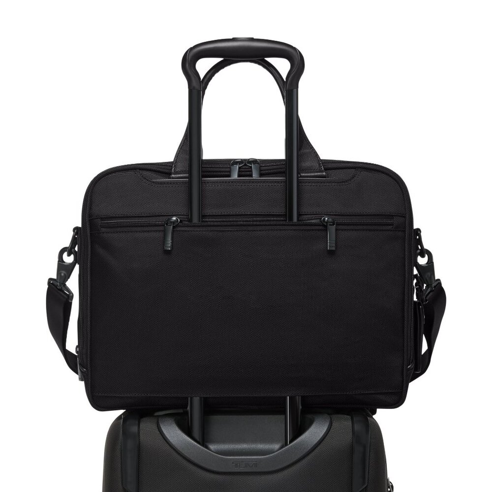 TUMI EXPANDABLE ORGANIZER LAPTOP BRIEFCASE - Picture 10 of 16